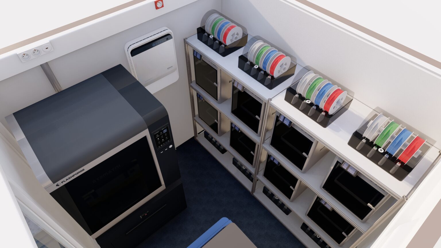 Custom orthosis manufacturing in isolated environments