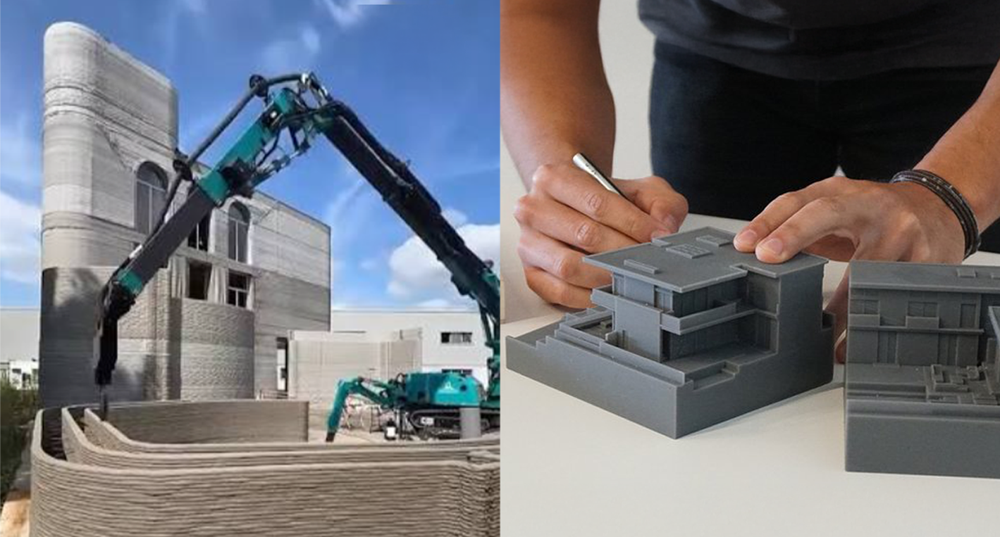 Impression 3D béton et maquettes architecturales